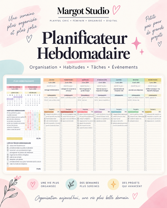 Planificateur hebdomadaire