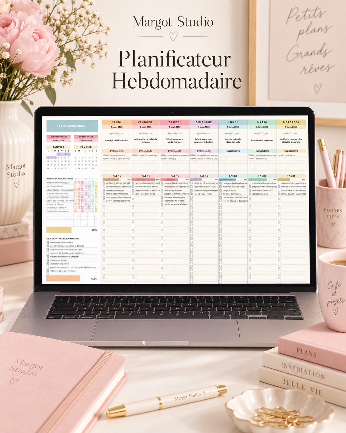 Planificateur hebdomadaire